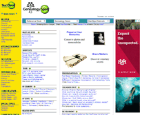 Tablet Screenshot of genealogyspot.com